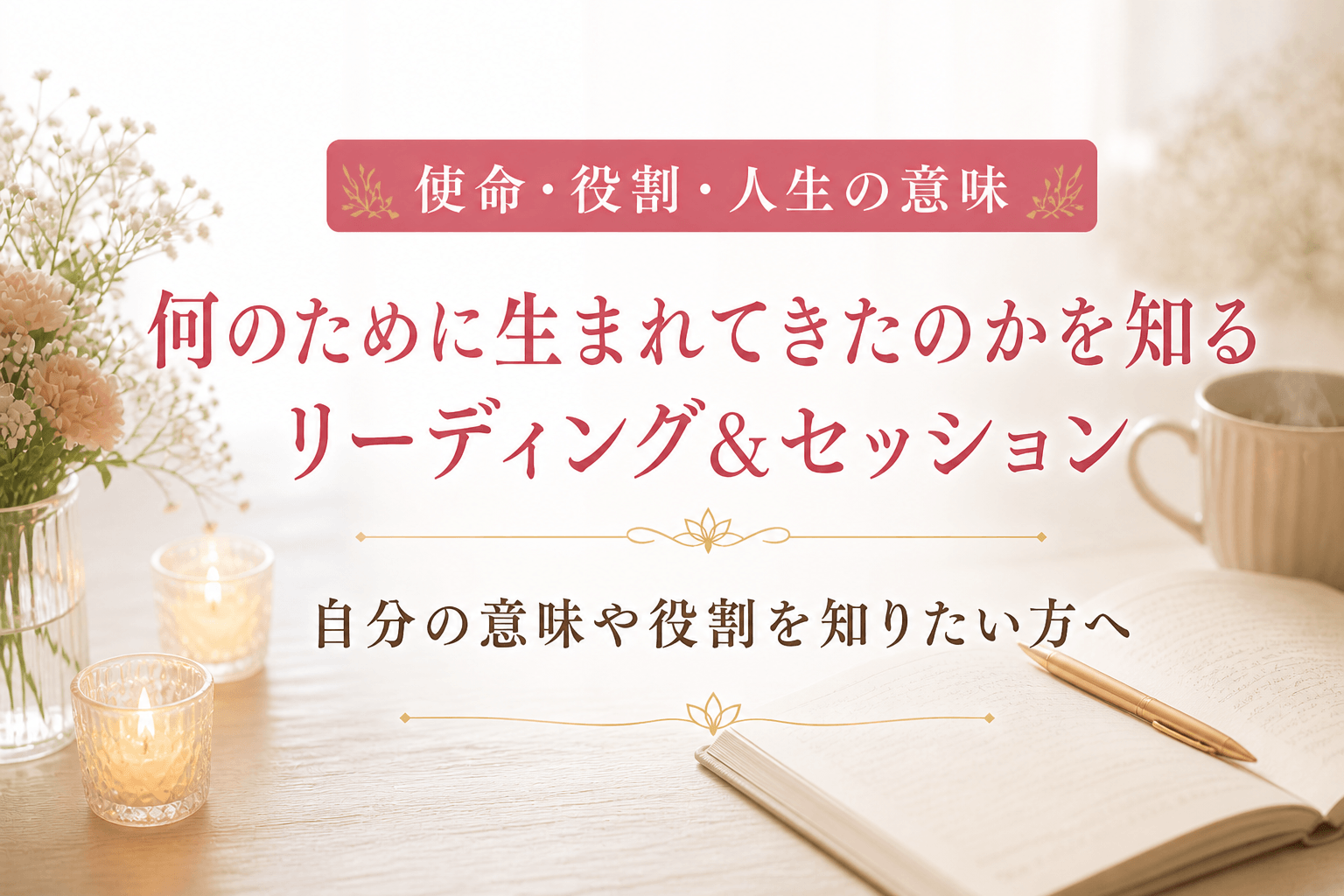 使命・役割リーディング＆セッション